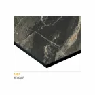 Măsuță de cafea din metal vopsit cu blat Hpl Made in Italy - Numbo Viadurini