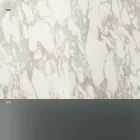 Măsuță de cafea laterală pentru canapea din sticlă afumată și blat rotund din ceramică - Random Viadurini