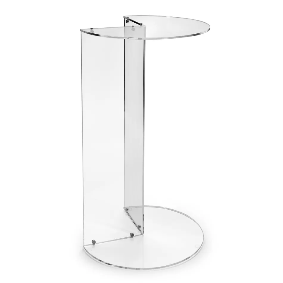 Masuta de cafea din plexiglas transparent sau colorat Made in Italy - Tabli Viadurini