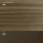 Masuta de cafea transformabila din metal si lemn Made in Italy - Veneris Viadurini