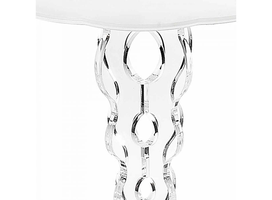 alb rotunde cu diametrul de masă 36cm design modern Janis, made in Italy Viadurini