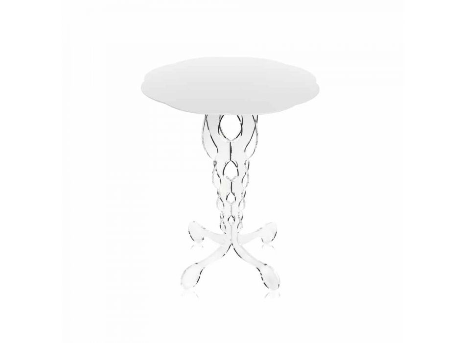 alb rotunde cu diametrul de masă 50cm design modern Janis, made in Italy Viadurini
