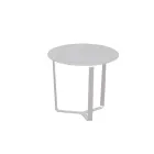 Masuta de cafea rotunda de exterior din aluminiu acoperit cu pulbere epoxidica - Mitch Viadurini