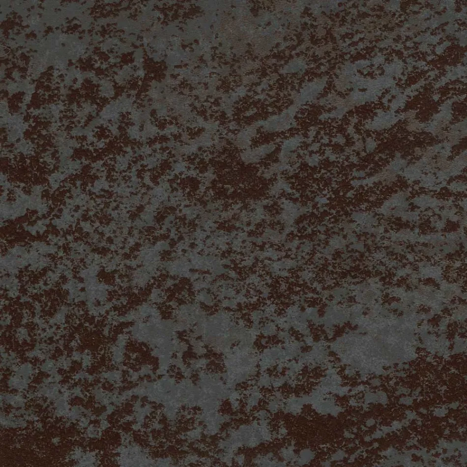 Masuta de cafea rotunda din metal inclinat si blat din ceramica - Coriko Viadurini