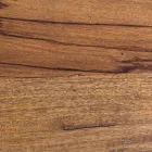 Masuta de cafea rotunda din lemn reciclat si otel alb sau gri - Genoveffa Viadurini