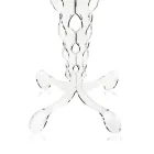 roșu masă rotundă cu diametrul de 36 cm, un design modern, Janis, made in Italy Viadurini