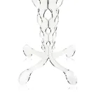 roșu cu diametrul de 50 cm, masa rotunda design modern Janis, made in Italy Viadurini