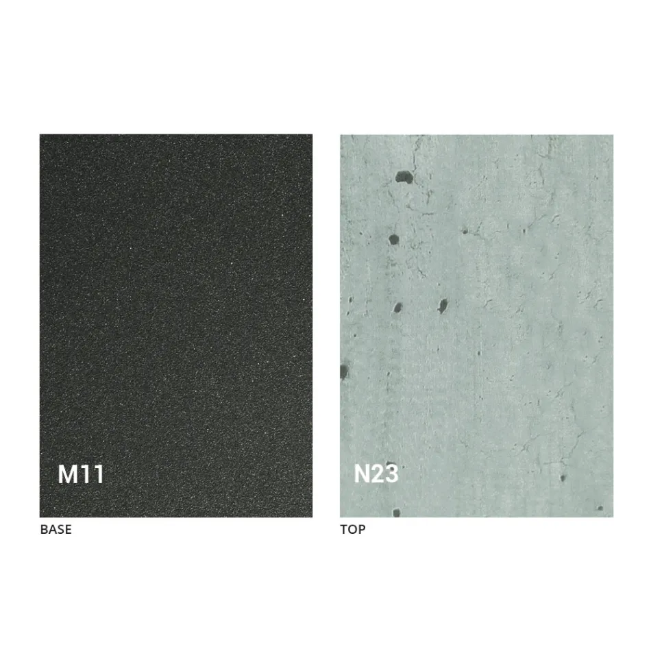 Masuta de cafea transformabila cu blat din lemn si baza metalica Made in Italy - Peach Viadurini