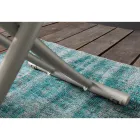 Masuta de cafea transformabila in metal si design din ceramica Made in Italy - Saturn Viadurini