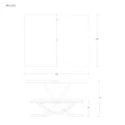 Masuta de cafea transformabila in masa din lemn fabricata in Italia - Aikido Viadurini