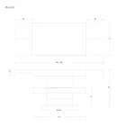 Masuta de cafea transformabila in masa din lemn fabricata in Italia - Polar Viadurini