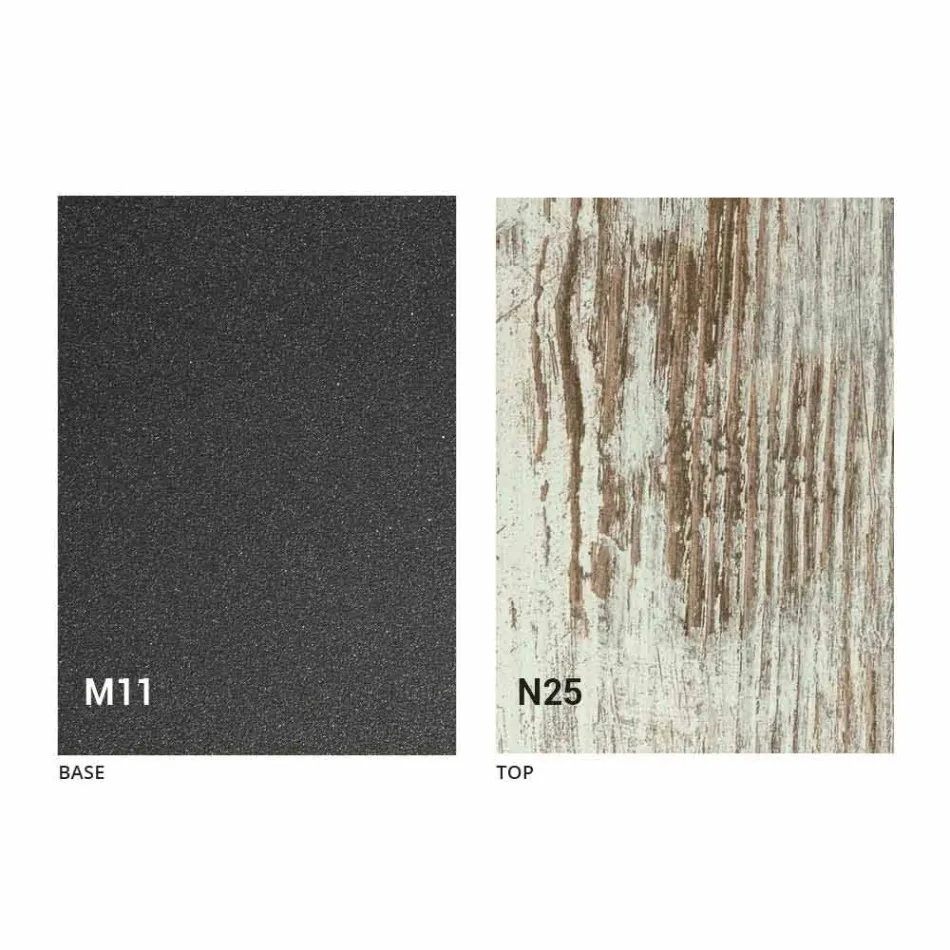 Măsuță de cafea convertibilă într-o masă de luat masa din lemn și bază metalică - piersică Viadurini