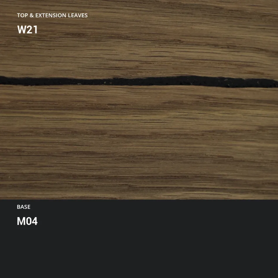 Masuta de cafea transformabila din metal si lemn Made in Italy - Polaris Viadurini