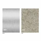 Masa de cafea moderna transformabila cu efect de mortar Top Made in Italy - Salomon Viadurini