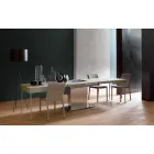 Masa de cafea moderna transformabila cu efect de mortar Top Made in Italy - Salomon Viadurini