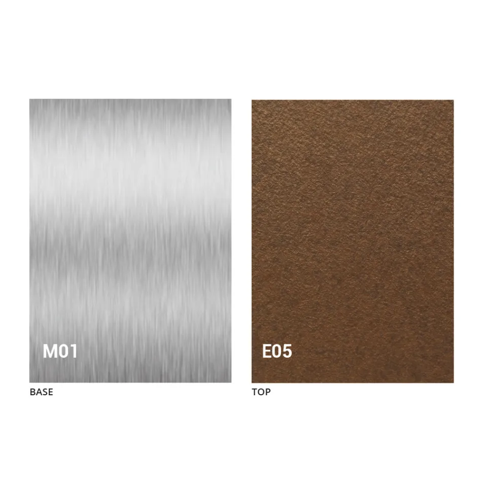 Masă de cafea modernă transformabilă, blat cu efect de mortar Made in Italy - Salomon Viadurini