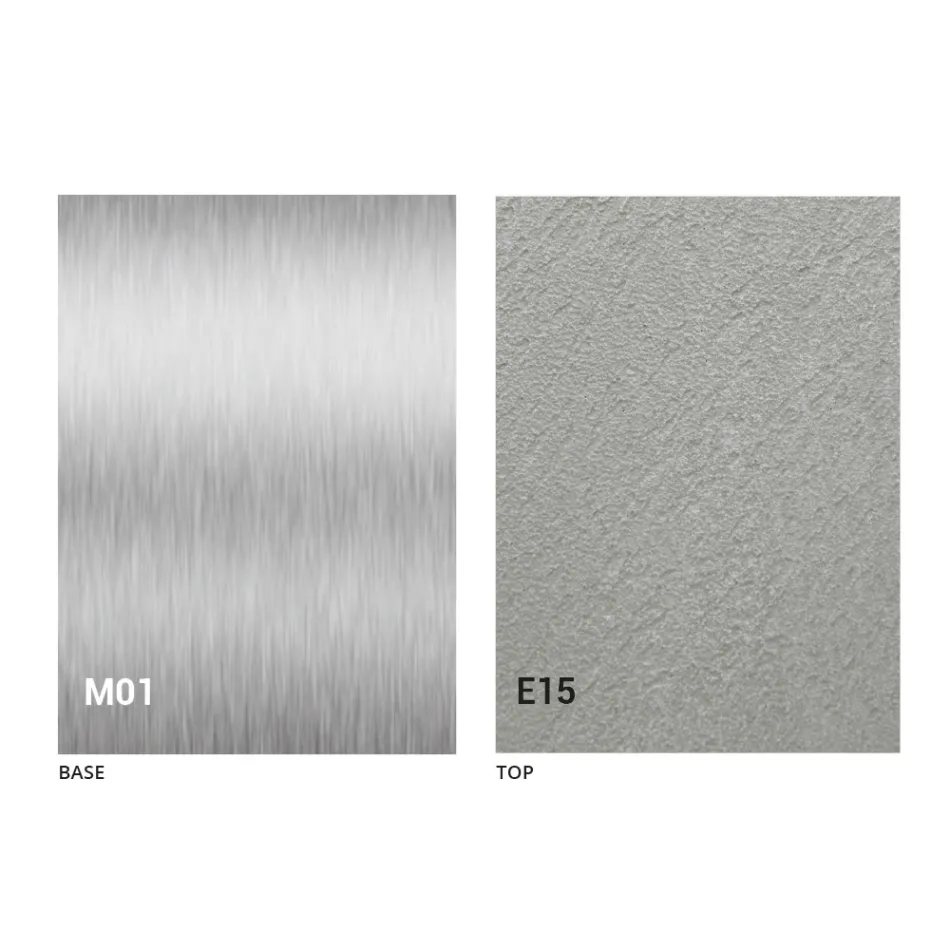 Masă de cafea modernă transformabilă, blat cu efect de mortar Made in Italy - Salomon Viadurini