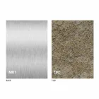 Masa de cafea moderna transformabila cu efect de mortar Top Made in Italy - Salomon Viadurini