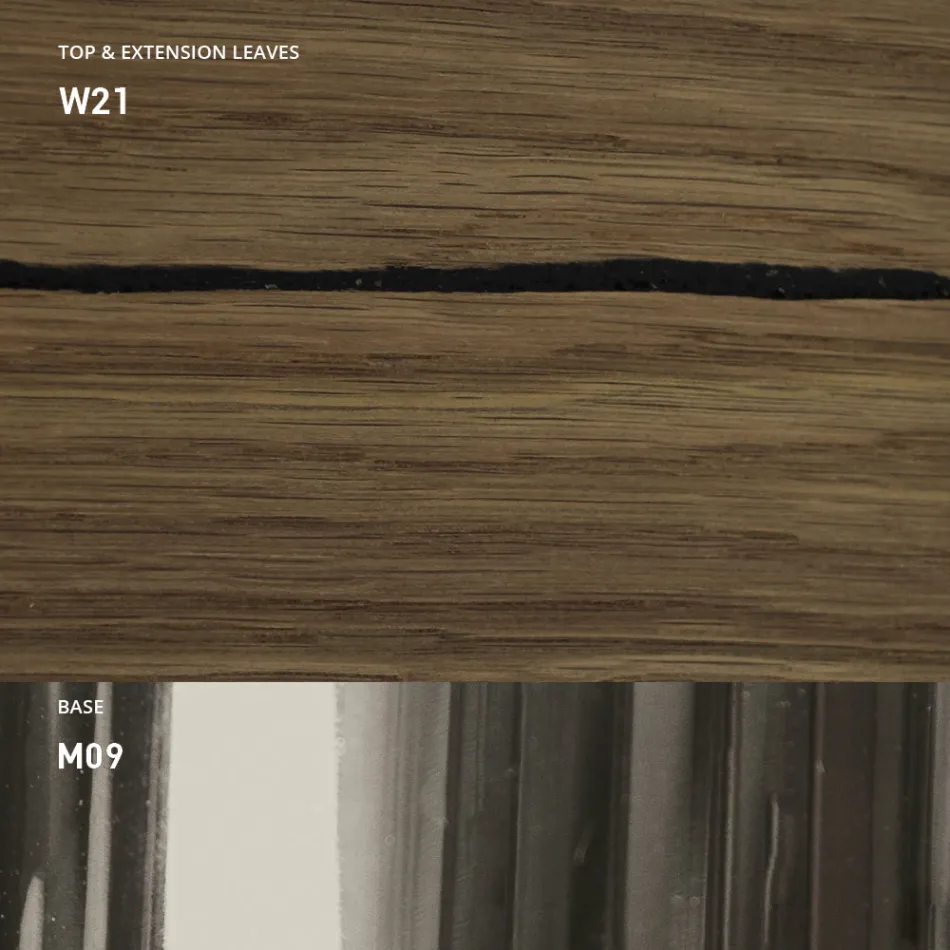 Masuta de cafea transformabila moderna din metal si lemn Made in Italy - Univers Viadurini