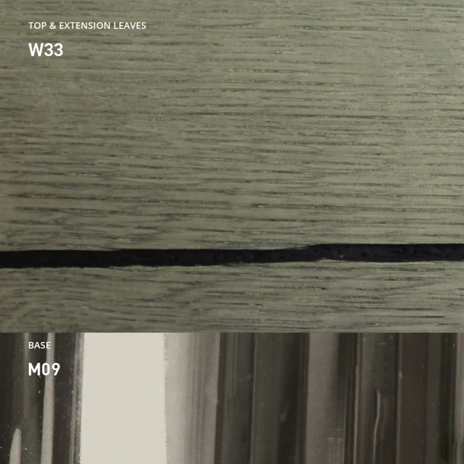 Masuta de cafea transformabila moderna din metal si lemn Made in Italy - Univers Viadurini