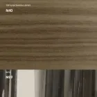 Masuta de cafea transformabila moderna din metal si lemn Made in Italy - Univers Viadurini