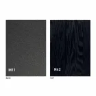 Masă de cafea transformabilă modernă din metal grafit și blat din lemn - Sistocle Viadurini