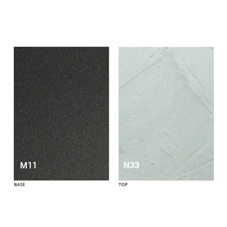 Masă de cafea transformabilă modernă din metal grafit și blat din lemn - Sistocle Viadurini