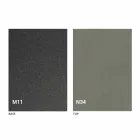 Masă de cafea transformabilă modernă din metal grafit și blat din lemn - Sistocle Viadurini