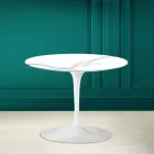 Masuta de cafea Tulip Eero Saarinen H 41 din Ceramica Calacatta Michelangelo Viadurini