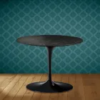 Masă de cafea Eero Saarinen Tulip H 41 în ceramică Somnia fabricată în Italia - Stacojiu Viadurini