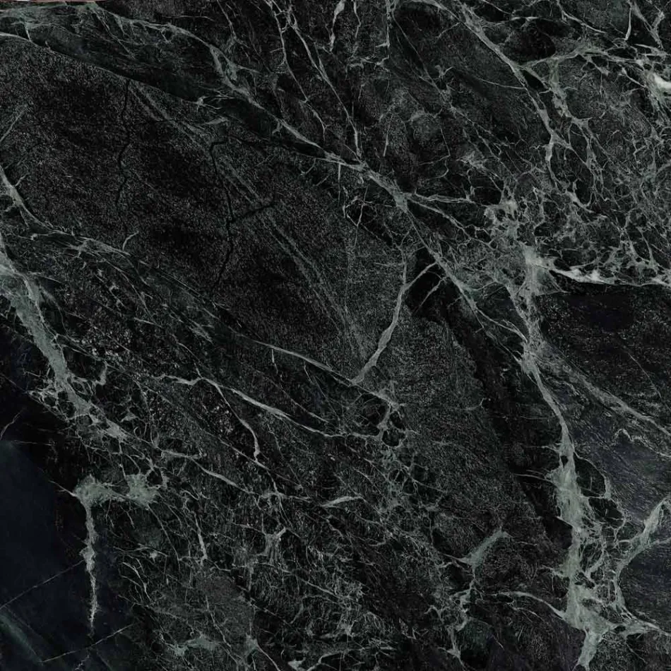 Eero Saarinen H 41 Masuta de cafea ovala lalea cu blat din marmura verde Alpi Made in Italy - Stacojiu Viadurini