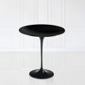 Masuta de cafea Tulip Eero Saarinen cu blat laminat lichid negru H 52 Made in Italy - Scarlet