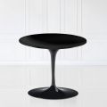 Masuta de cafea Tulip Saarinen H 41 cu blat laminat lichid negru Made in Italy - Scarlet