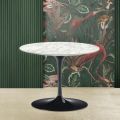 Masuta de cafea Tulip Saarinen din marmura de Carrara H 41 Made in Italy - Scarlet