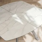 Masă extensibilă tip butoi până la 170 cm din HPL stratificat - Convivio Viadurini