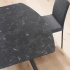 Masă extensibilă tip butoi până la 170 cm din HPL stratificat - Convivio Viadurini