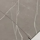 Masă extensibilă tip butoi până la 240 sau 280 cm din HPL și metal - Prezent Viadurini