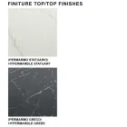 Masa Baril Moderna din Ceramica si Otel Rose Gold Made in Italia – Settimmio Viadurini