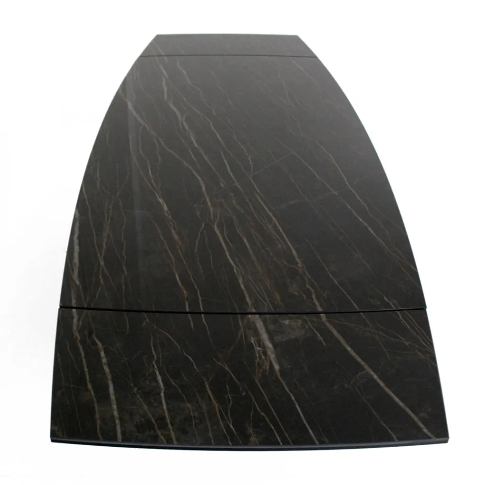 Masa extensibila pana la 276 cm din Ceramica Noir Desir Made in Italy - Equator Viadurini