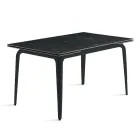 Masă extensibilă 160/240x90 cm din piatră sinterizată cu efect de marmură - Samus Viadurini