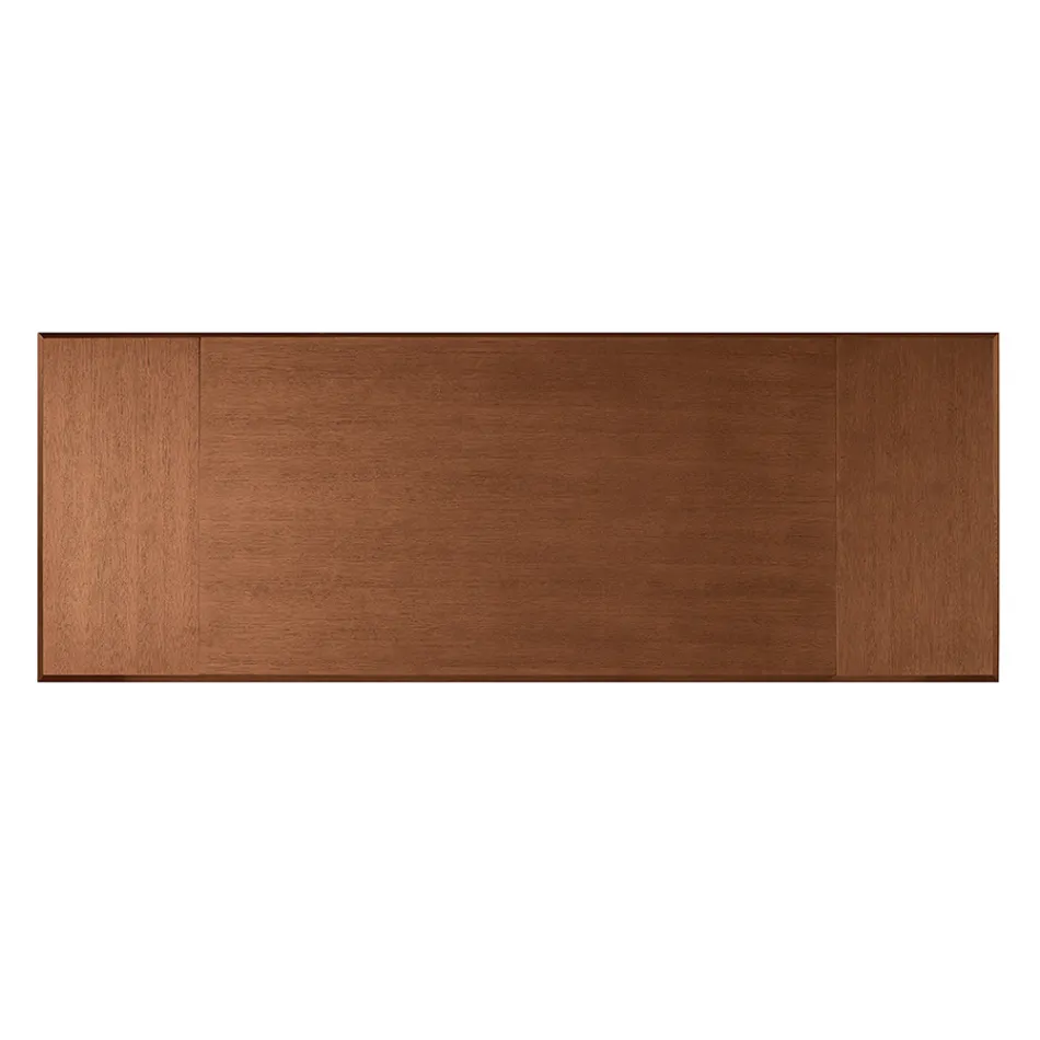 Masă extensibilă 160/240x90 cm din nuc și fier - Nodo Viadurini