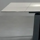 Masa extensibila 3 m Blat Ceramic Lucios Picioare Metal - Papusca Viadurini