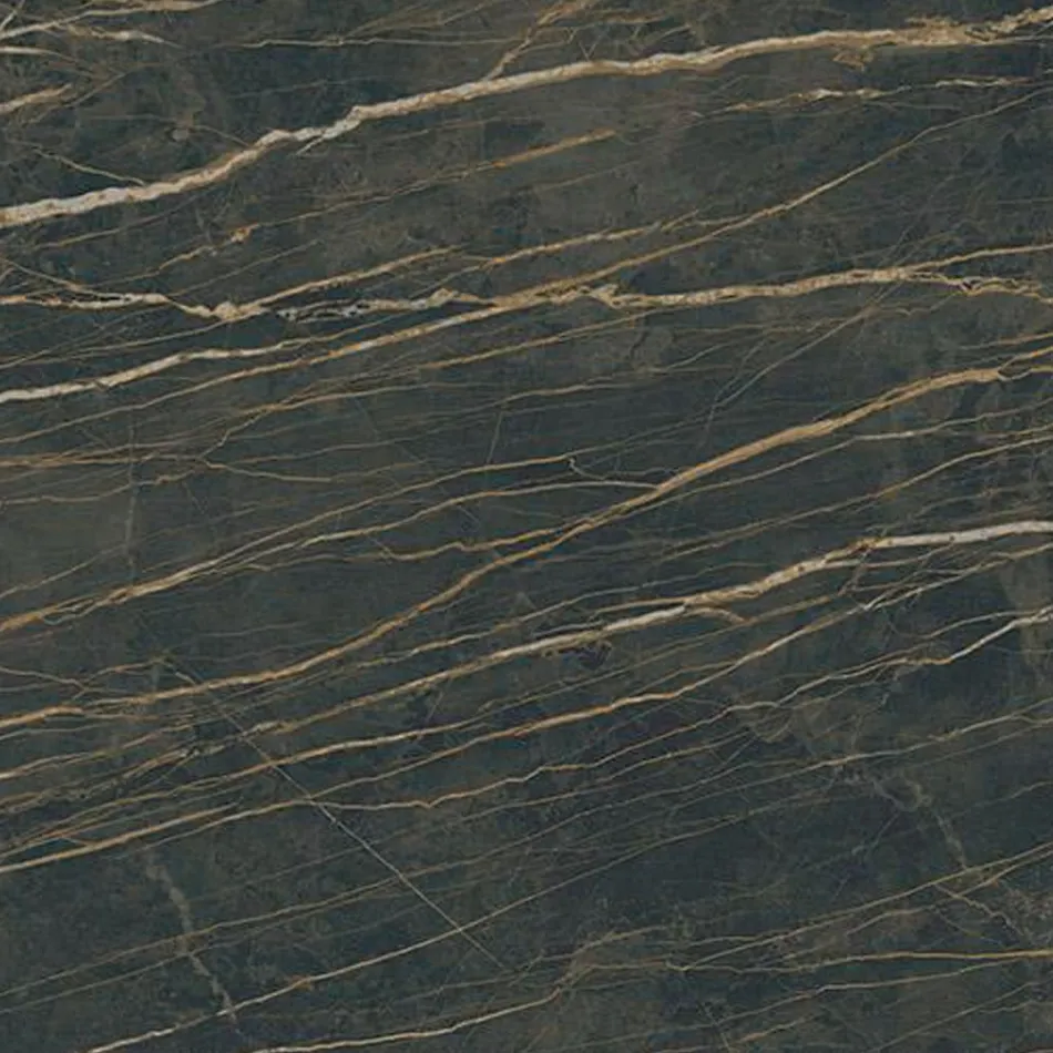 Masa extensibila 3 m Blat Ceramic Lucios Picioare Metal - Papusca Viadurini