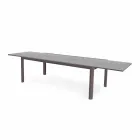 Masă extensibilă 340 cm Dining exterior în aluminiu și sticlă sau Laminam - Julie Viadurini