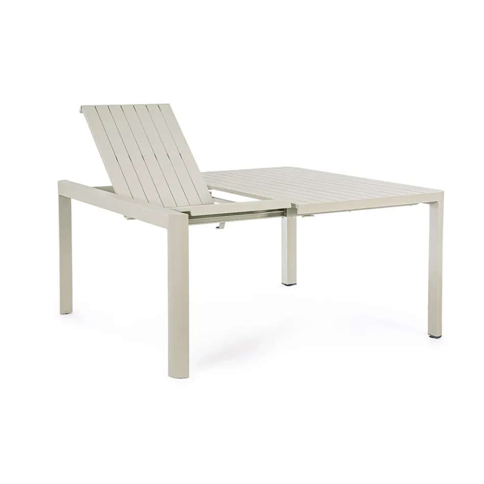 Masa extensibila la 149 cm din aluminiu acoperit cu pulbere - Necesar Viadurini