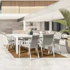 Masa extensibila la 149 cm din aluminiu acoperit cu pulbere - Necesar Viadurini