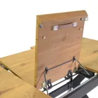 Masă extensibilă 180 cm din MDF cu efect de lemn și granulație în relief - spumă Viadurini