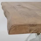 Masa extensibila pana la 2,6 m in lemn handmade Homemotion - Plutarco Viadurini