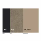 Masă extensibilă de luat masa la 2,8 m în picioare din ceramică și metal - Paoluccio Viadurini