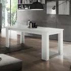 Masă de sufragerie de design extensibilă la 210 cm din lemn durabil - Perro Viadurini